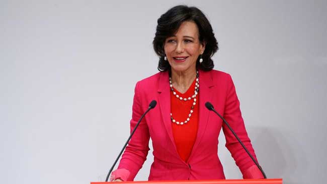 Ana Patricia Bot&iacute;n, presidenta del Banco Santander