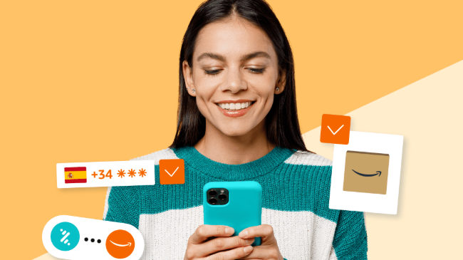 Cartel publicitario de la incorporaci&oacute;n de Bizum a Amazon