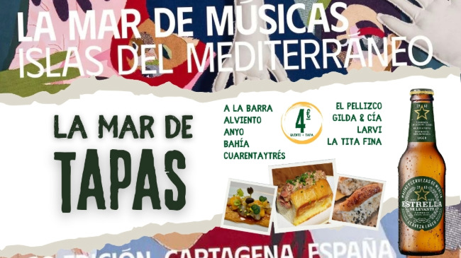 Imagen del cartel publicitario de La Mar de Tapas