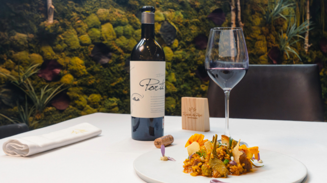 Maridaje entre &lsquo;arroz meloso de chato murciano y verduras de temporada&rsquo; y el vino &lsquo;Por ti