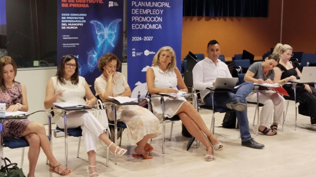 Jurado del XXXII Concurso de Proyectos Empresariales del Ayuntamiento de Murcia
