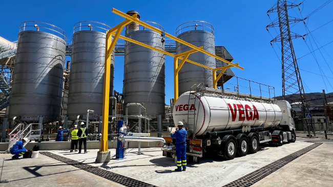 Imagen de la nueva planta, ubicada en el valle de Escombreras Imagen de la nueva planta, ubicada en el valle de Escombreras