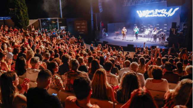 Sanguijuelas del Guadiana durante la clausura de La Mar de Músicas. Sanguijuelas del Guadiana durante la clausura de La Mar de Músicas.