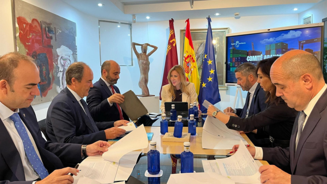 Foto de archivo de la &uacute;ltima reuni&oacute;n del Comit&eacute; Aranceles. | Foto:  GOBIERNO DE MURCIA