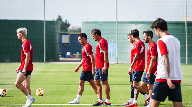 El Real Murcia contin&uacute;a la pretemporada en Pinatar Arena.