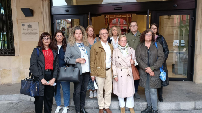 Representantes del Comit&eacute; de Empresa de Duro Felguera.