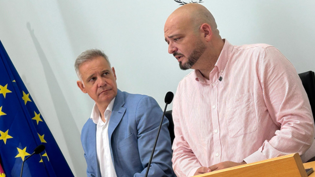 Pedro Contrera y Manel Torres | Foto: PSOE Cartagena Pedro Contrera y Manel Torres | Foto: PSOE Cartagena