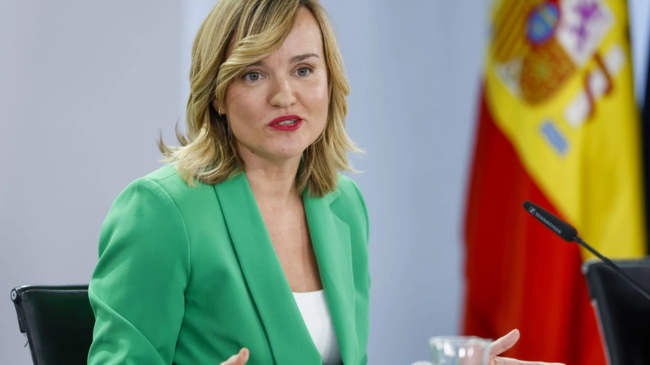 Pilar Alegría, ministra de Educación Formación Profesional y Deportes de España. | Foto de archivo Pilar Alegría, ministra de Educación Formación Profesional y Deportes de España. | Foto de archivo