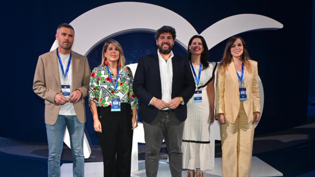 El presidente del Partido Popular de la Regi&oacute;n de Murcia (PPRM), Fernando L&oacute;pez Miras, en el 21 Congreso Nacional del PP | PP