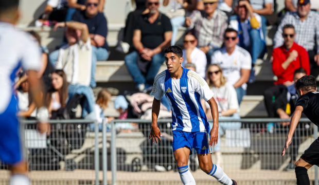 Karim El Kounni, nuevo jugador del UCAM CF, en la temporada 2024/25 con La Uni&oacute;n Atl&eacute;tico. Cadena SER