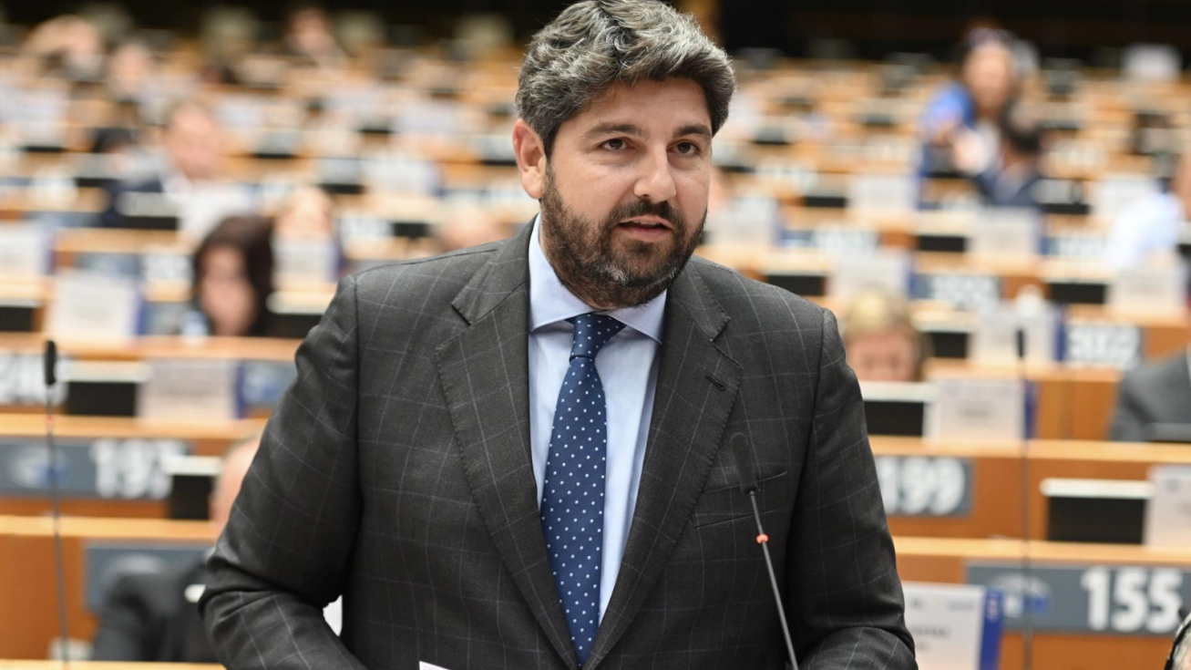 El presidente de la Comunidad, Fernando L&oacute;pez Miras, interviene en el Comit&eacute; Europeo de las Regiones.