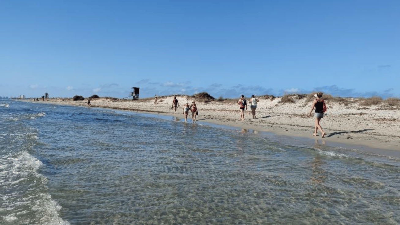 Playa de Las Salinas (playas de La Llana) - Turismo Regi&oacute;n de Murcia