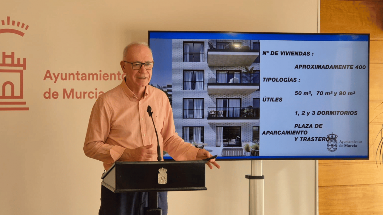 El Ayuntamiento de Murcia licita ocho parcelas para construir cerca de 400 viviendas protegidas