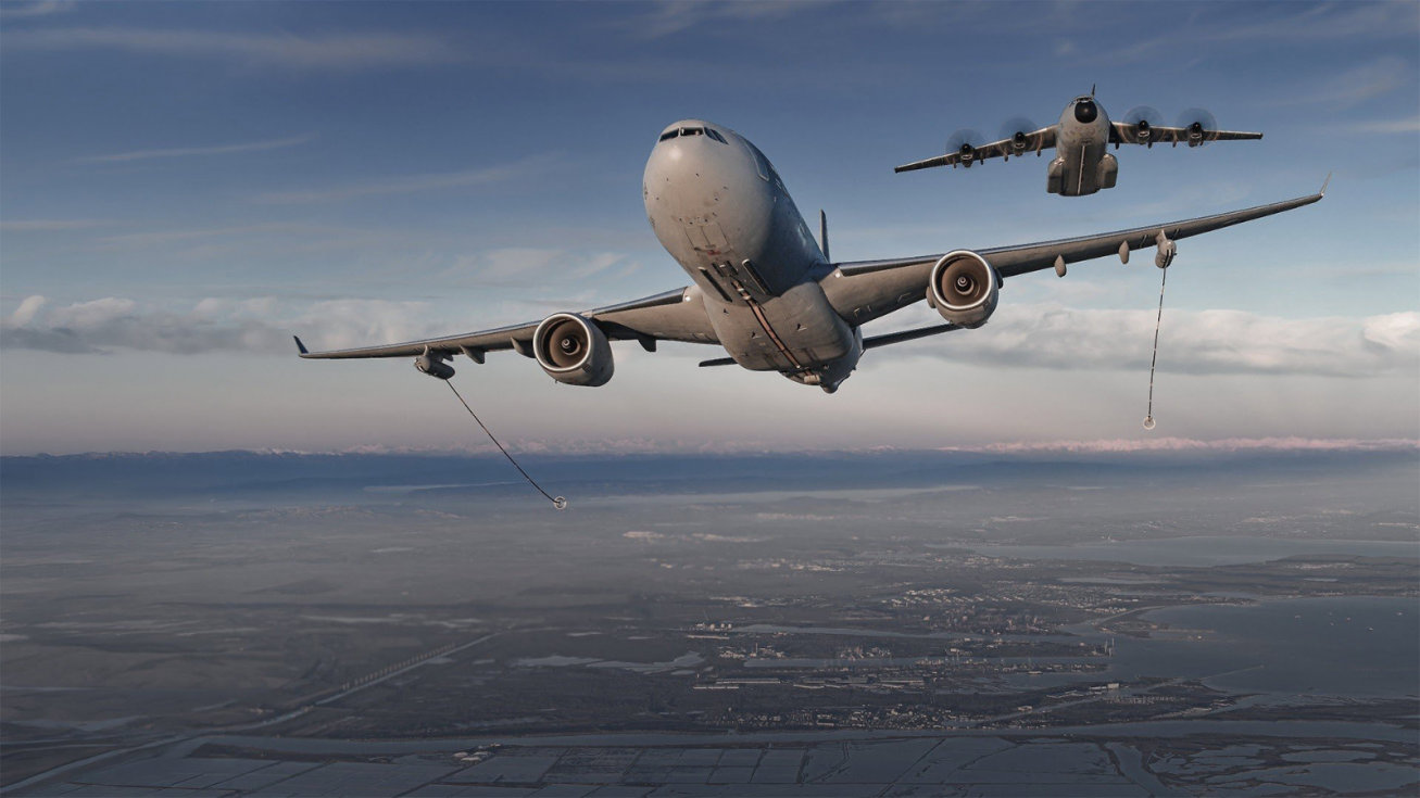 Avi&oacute;n militar de Airbus.
