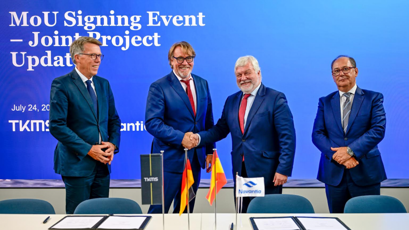 TKMS y Navantia firman un segundo acuerdo para producir y comercializar submarinos de forma conjunta