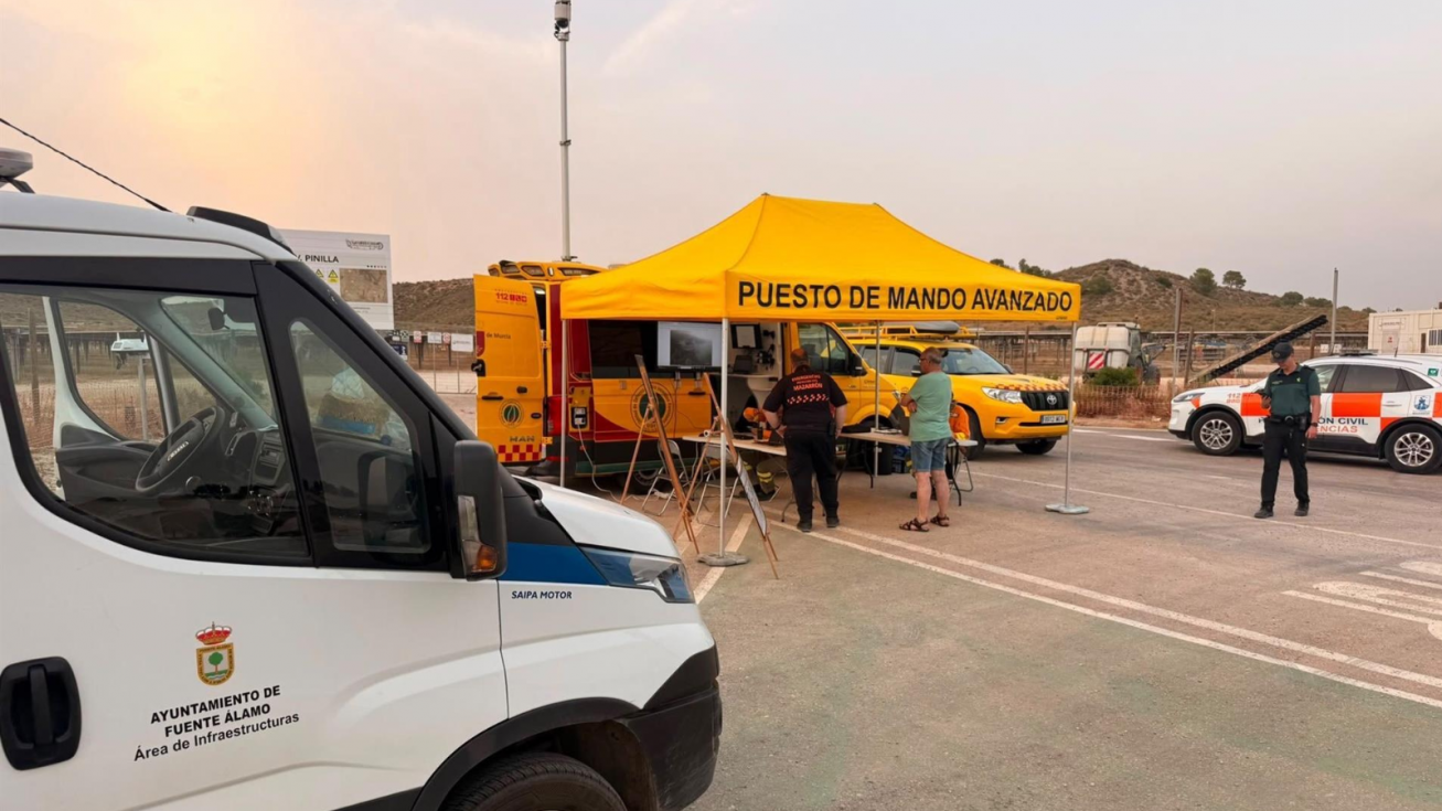 Estabilizado el incendio forestal entre Mazarrón y Fuente Álamo tras calcinar unas 220 hectáreas