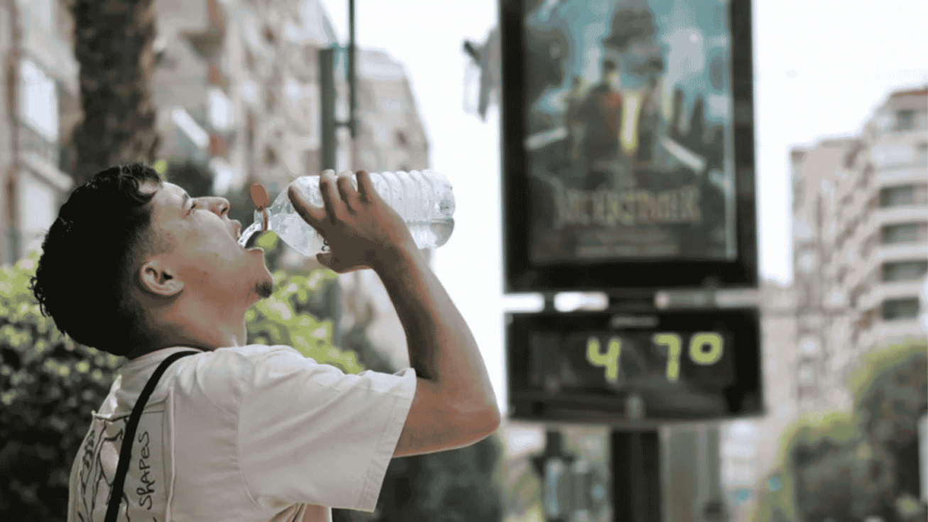 El calor extremo pone en rojo a la Región de Murcia y obliga a frenar los trabajos al aire libre