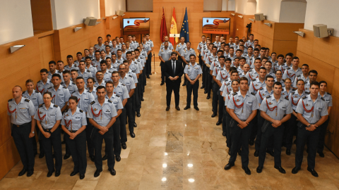 López Miras destaca la excelencia de la Academia General del Aire ante los nuevos oficiales