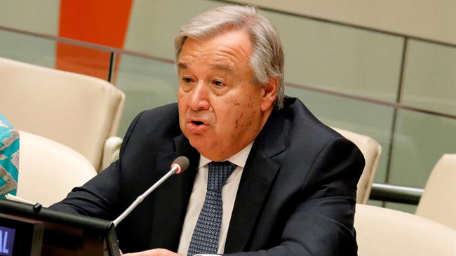 El secretario general de la ONU, Antonio Guterres. EFE/ Peter Foley/ ARCHIVO El secretario general de la ONU, Antonio Guterres. EFE/ Peter Foley/ ARCHIVO