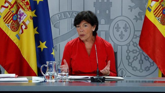 Ministra de Educaci&oacute;n, Isabel Cela&aacute;. EFE/ Zipi