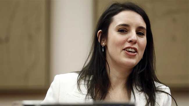 Irene Montero es la ministra de Igualdad Irene Montero es la ministra de Igualdad