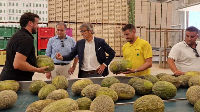 Luis Albarto Mar&iacute;n con los hermanos Guill&eacute;n Buend&iacute;a en Inverfresh (Gladiator)