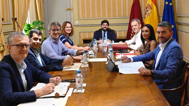 Reuni&oacute;n del Consejo de Gobierno, reunido hoy en Cartagena