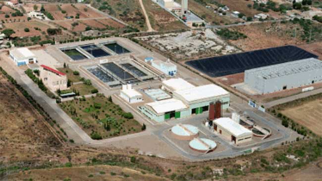 Estación depuradora Mar Menor Sur, en Rincón de San Ginés Estación depuradora Mar Menor Sur, en Rincón de San Ginés