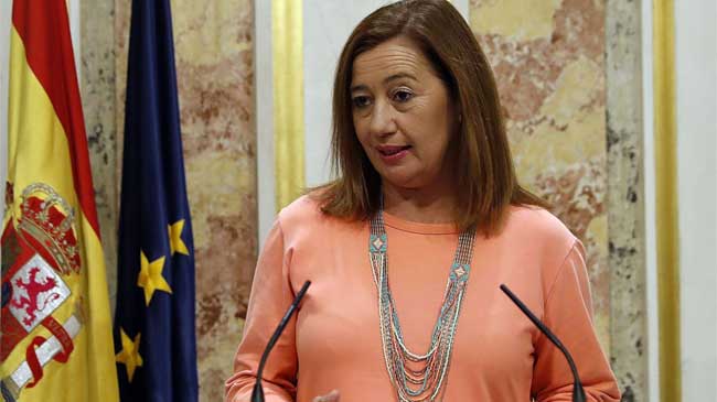 La presidenta del Congreso, Francina Armengol