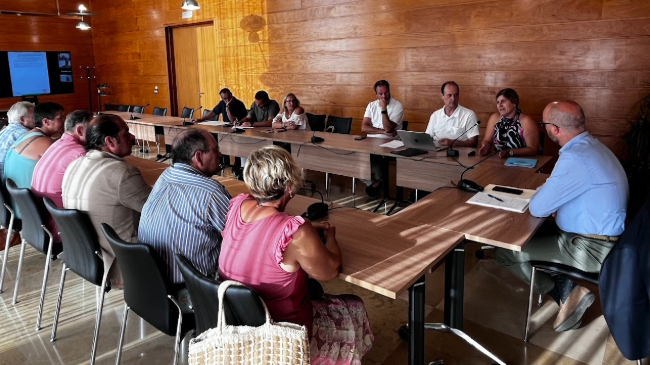 Reuni&oacute;n del concejal de Movilidad, Jos&eacute; Francisco Mu&ntilde;oz,  con los presidentes de las juntas municipales