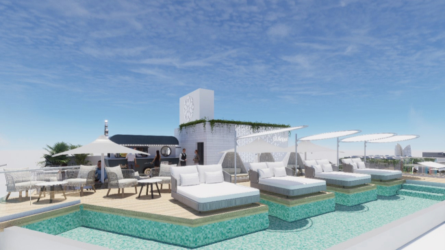 Imagen de una de las zonas 'premium' del nuevo hotel Villa Espa&ntilde;a