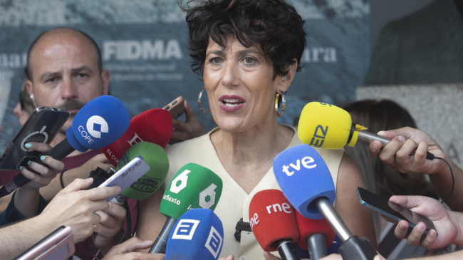 La ministra de Inclusi&oacute;n, Seguridad Social y Migraciones, Elma Saiz, a 6 de agosto de 2025, en Gij&oacute;n, Asturias (Espa&ntilde;a). | Foto:  Jorge Peteiro - Europa Press