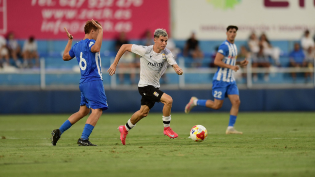 El Cartagena gana 1-0 contra el &Aacute;guila. | Foto: cuenta X de FC Cartagena