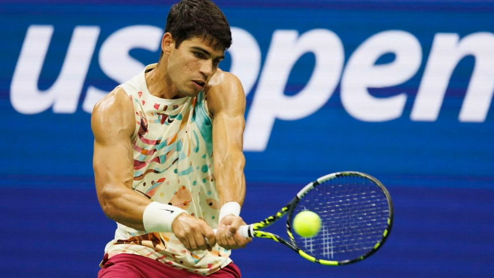 Carlos Alcaraz en la pasada edición del US Open (Imagen de archivo). Carlos Alcaraz en la pasada edición del US Open (Imagen de archivo).