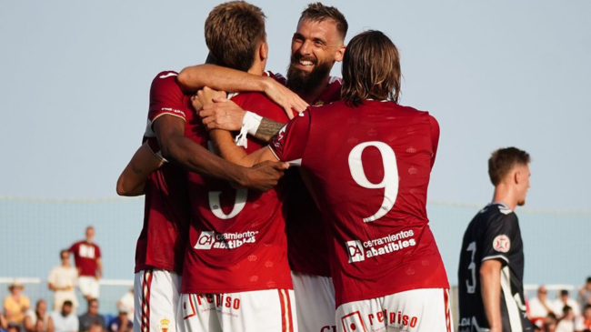 El Real Murcia gana al Eldense. | Foto: Cuenta X Del Real Murcia