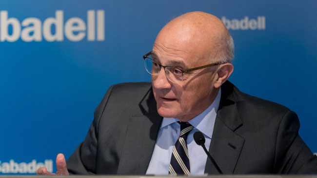 Josep Oli&uacute;, presidente del Sabadell