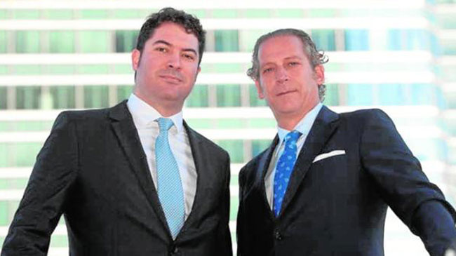 Juan Andr&eacute;s Romero y Alejandro Clemares, presidente y vicepresidente de la compa&ntilde;&iacute;a