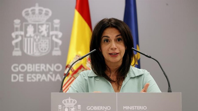 La secretaria de Estado de Sanidad, Silvia Calzón, comparece en rueda de prensa para dar cuenta de los últimos datos de la pandemia de coronavirus en España. EFE/JuanJo Martín La secretaria de Estado de Sanidad, Silvia Calzón, comparece en rueda de prensa para dar cuenta de los últimos datos de la pandemia de coronavirus en España. EFE/JuanJo Martín