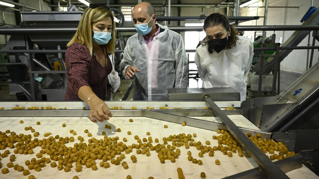 Joaqu&iacute;n G&oacute;mez en aceitunas Karina