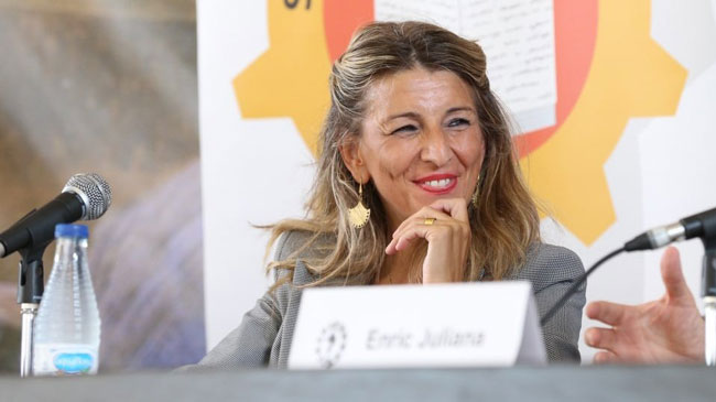 Yolanda D&iacute;az, ministra de Trabajo