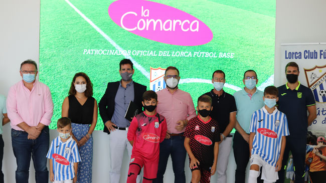 Momento de la presentación del patrocinio de La Comarca Momento de la presentación del patrocinio de La Comarca