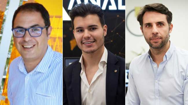 Ra&uacute;l Garc&iacute;a Serapio, Roberto Lifante y Rodrigo Rodr&iacute;guez