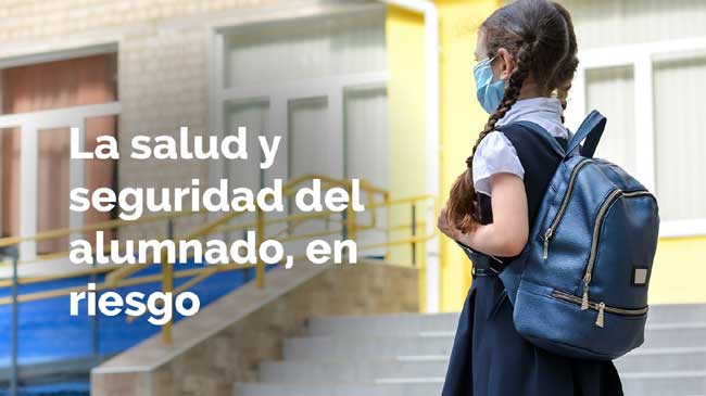 Imagen de la campa&ntilde;a iniciada por Satse en defensa de la enfermera escolar