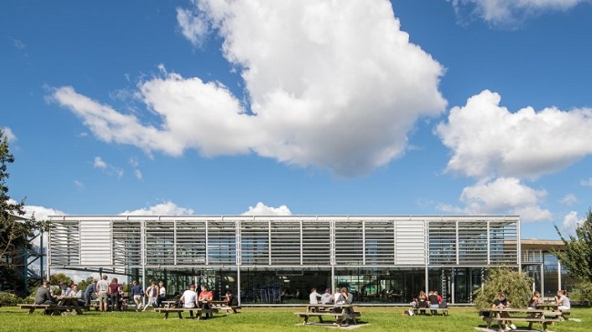 Campus de la universidad polit&eacute;cnica de Flensburg (Alemania)