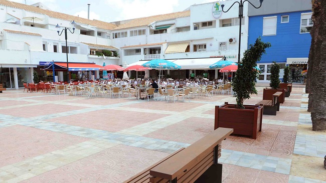 Estado actual de la Plaza Bohemia de La Manga