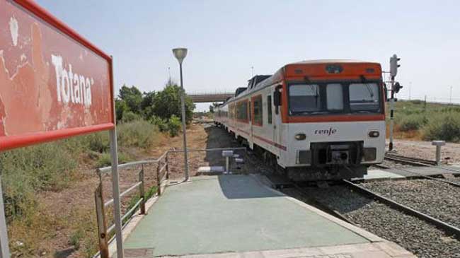 Estaci&oacute;n de Totana, que ser&aacute; adapta a la nueva infraestructura