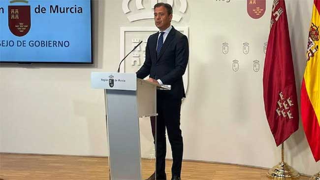 El consejero portavoz, Marcos Ortu&ntilde;o, al t&eacute;rmino del consejo de gobierno de hoy