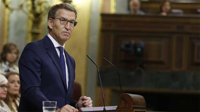 Alberto N&uacute;&ntilde;ez Feij&oacute;o en un momento de sus intervenciones