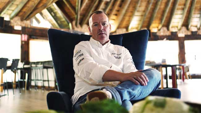 Pablo Gonz&aacute;lez Conejero en el restaurante Caba&ntilde;a Buenavista