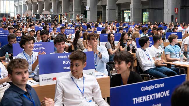 Participantes en la final de  Young Business Talents celebrada el pasado a&ntilde;o